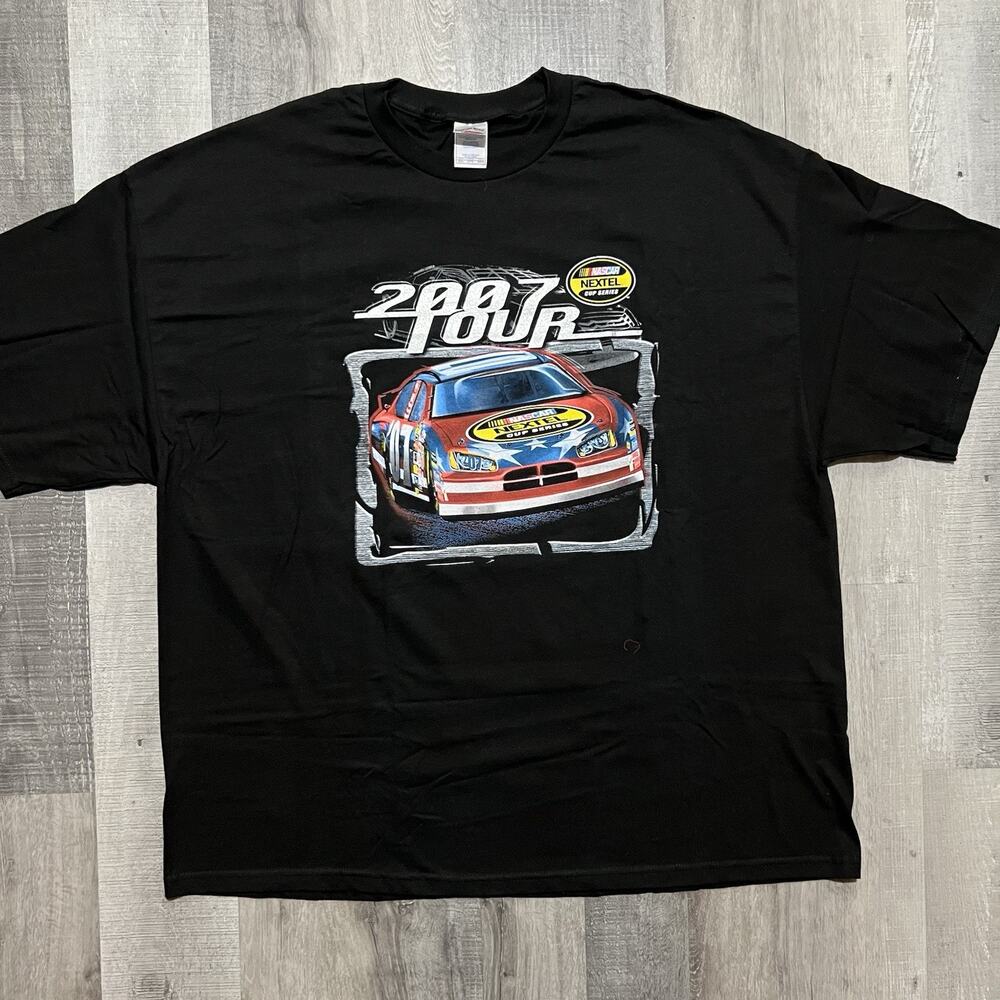 VTG NASCAR Nextel Cup Series T Shirt 2007 Black Racing Y2K Men's Size 2X NWOT